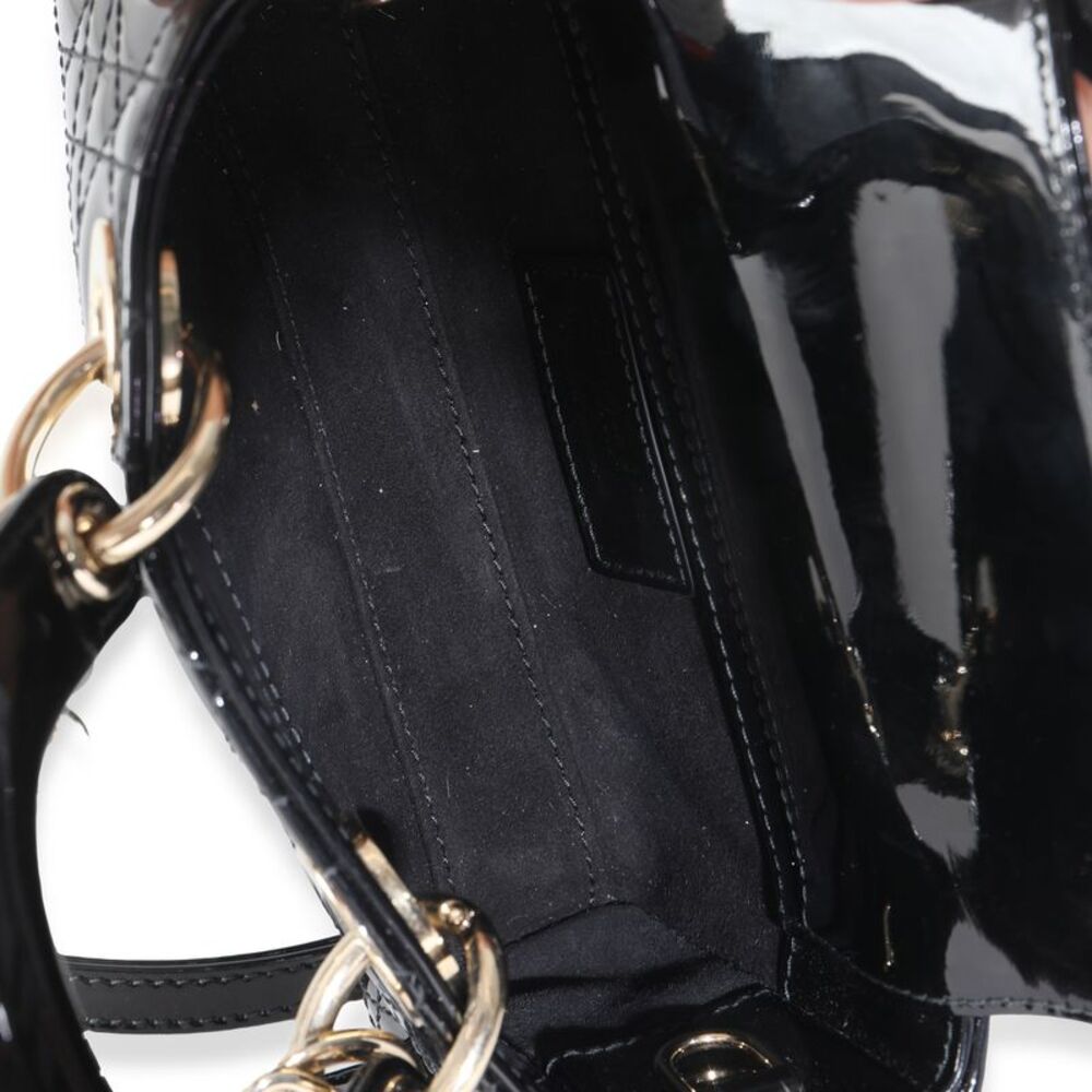 Christian Dior Black Patent Cannage Micro D-Joy - Picture 5 of 7